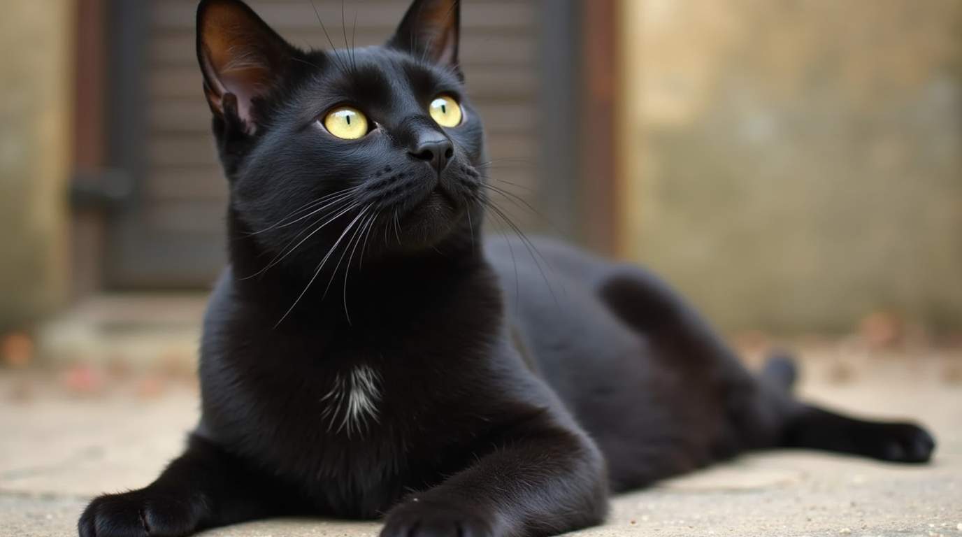 Why are black cats considered unlucky in America?